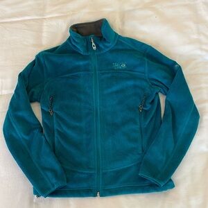 Women’s Mountain Hardware Fleece Zip Up. Blue. Size Small.